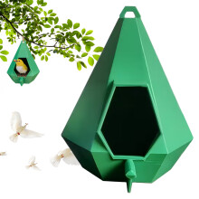 Semi-Enclosed Bird Feeder with Weatherproof Roof 5.71 Inch