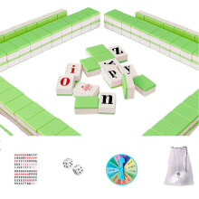 Alfabet Mahjong Tegelset (1.18), Mini Engelse Letter Mahjong, Engels voor Tieners, 108 Spel Mahjong & Set voor Volwassenen Mahjong