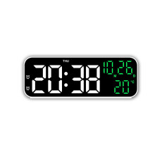 LED Alarm Clock with Temp/Humidity Display, Silent Countdown, Sleek Modern Design – Compatible with Home, Office & Travel