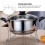 1Pack Kitchenware Trivets for Hot Pots Stainless Steel Steamer Rack 3