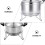 1Pack Kitchenware Trivets for Hot Pots Stainless Steel Steamer Rack 7