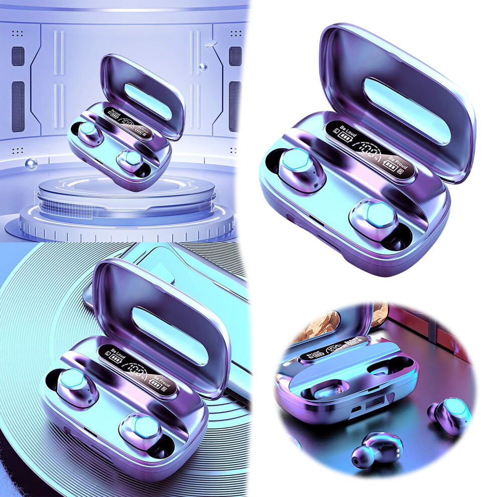 Alien Wear Wireless Earphones Â Advanced Connectivity & Sound, Compatible With Air Bud Pro Purple 9180479368243