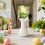 Easter Floral Picks Plush Chick Rooster Nest Eggs 12 pcs 6