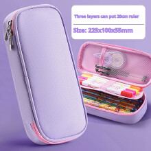 Large Capacity Multifunctional Pencil Case with Multi-Layer Organization – Classic Color Stationery Holder, Compatible with Campus & Daily Use