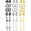 5 Pair Magnetic Stud Earrings – Stainless Steel Silver 3