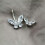 Sterling Silver Butterfly CZ Belly Bar 6mm 7