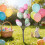 Themed Printed Easter Egg Branches for Spring Floral Arrangements and Home Decor 4