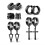 5-Pair Gold Magnetic Stud Earrings – Stainless Steel, 4
