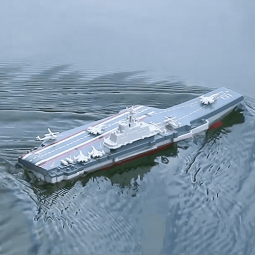Mini RC Battleship Remote Control Boat 2.4G 1