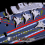 Mini RC Battleship Remote Control Boat 2.4G 5