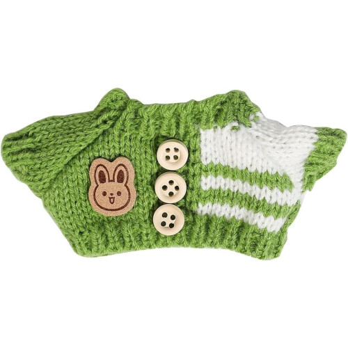17cm Doll Outfits Kawaii Chic Set Button-Up Stripe Sweater 1