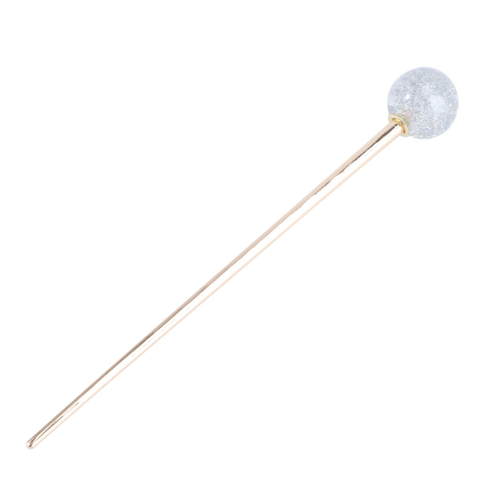 Topbathy 1Pcs Lollipop Shape Decorative Hairpin Silver Alloy Resin Pin for Women Girls