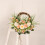 Rose Cherry Artificial Wreath for Front Door 5