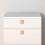 Wooden Cabinet Knobs Square Gold Handles 4-Pack 5
