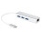 3Port USB Hub With Ethernet Adapter For USB-C Devices, Gigabit Network Speed And Avoid Wi-Fi Interference In One Compact Solution 1