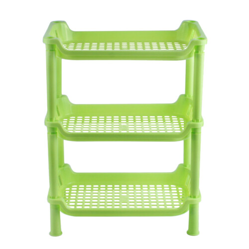 3-Tier Triangular Corner Organizer Shelf, Bathroom & Kitchen Counter Storage Caddy, Space-Saving Corner Shelf for Shower, Vanity, Cabinet, Office