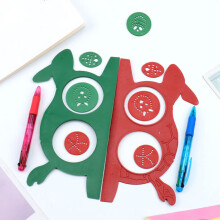 Magical Turtle Bunny Stencil Set with Spirographs, Multi-Function Ruler & 4 Gears – Creative Drawing Kit, Educational Art Toy, Gift