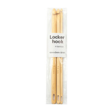 3pcs Wooden Locker Hook Crochet Thread Hand Knitting Tool Crafts 4/6/8mm