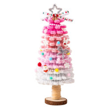 11" DIY Christmas Tree Kit – Craft Stems, Holiday Tabletop & Mantel Decor, School Project – Compatible with Christmas Colors