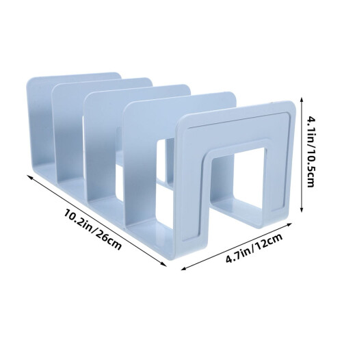 Colander Bookend Divider for Children's Books Blue 1