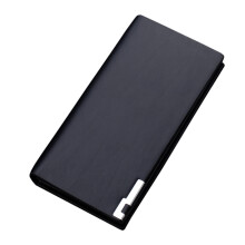 Men's Bifold Long Wallet with RFID Blocking and Card Slots