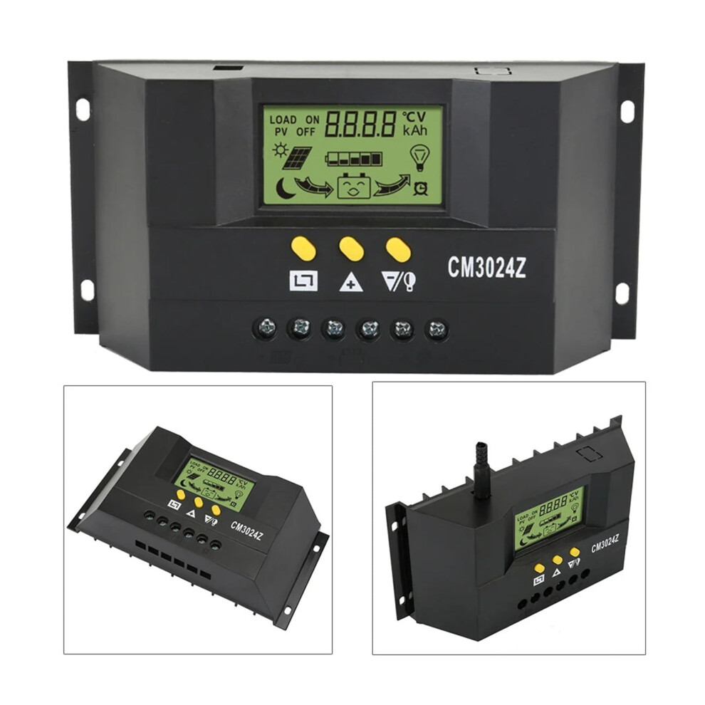 30A 12V/ 24V Solar Charge Controller Generator For Home Solar Panel,Simple And Convenient To Set 9557311463471