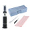 Refractometer Alcohol Alcoholometer meter 0~80%V/V ATC Handheld Tool Hydrometer concentration spirits tester Refractometer,Operation is Simple 7