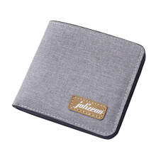 RFID Slim Bifold Wallet Canvas Credit Card Holder with ID