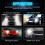 Λαμπτήρας προβολέα H4Super White LED 6000-6500K High Low Beam Auto Headlight 4000LM 7