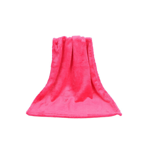 Coral Fleece Blanket Solid Color 70x100 cm 1