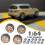 Ακτίνες Custom Alloy1: 64 Ζάντες και Ελαστικά Πραγματικοί Αναβάτες για Ζάντες Hot Rubber X8L5 6