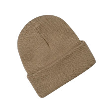 Bonnet kaki uni tricoté, tendance et mignon, pour garçons et filles