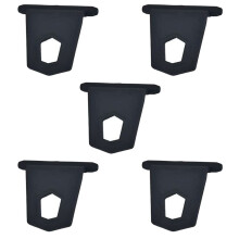 ROSENICE 5-teiliges Set Wohnwagen-Aufhängehaken, Markisenzubehör, Aufhänger für Camper und Anhänger, Schwarz