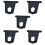 ROSENICE RV Hanging Hooks Awning Accessory 5 Pcs Black 1