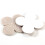 FRCOLOR Felt Floor Protector Pads Round 4cm 8pcs 1