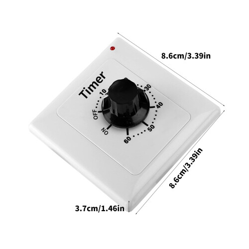 15A Mechanical Timer Swtiches Light Switches Socket Countdown Timer Control Controller Highly Power Timing Control Tool 2