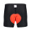 Men's 3D Padded Cycling Boxer Briefs Red M 1