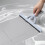Plastic Window Squeegee Tiny Human Scraper Cleaning Tools Grey 5