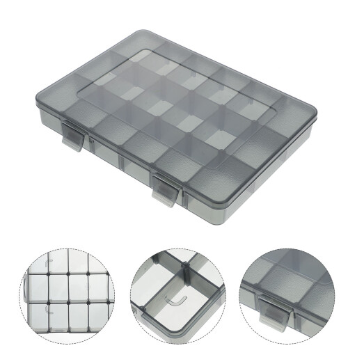 Πλαστικός οργανωτής εργαλείων Topbathy Screw Storage Box18 Partition για παξιμάδια, μπουλόνια και