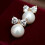 Fashion 925 Silver Pearl Stud Earrings A Pair 8