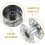 Professional Sewing Bobbins Sewing Machine 31-Pcs Steel Silver Stable Stitching 3