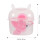 Pink Hamster Carrier Rectangular Plastic 1 Pack 2
