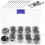 Professional Sewing Bobbins Sewing Machine 31-Pcs Steel Silver Stable Stitching 4