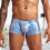 Men's Briefs Polyester Low Waist Underpants Silver 3
