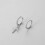 Asymmetric Cross Hoop Earrings 1 Pair 7