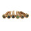 Bridge Pins Solid Brass Acoustic Guitar 6 pcs Abalone Dot 2