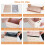 2Pcs 30L Teqhome Foldable Storage Bins Collapsible Storage Box Stackable Utility Storage Bin with PP Lid Waterproof Interior Bag Handle Light Khaki 6