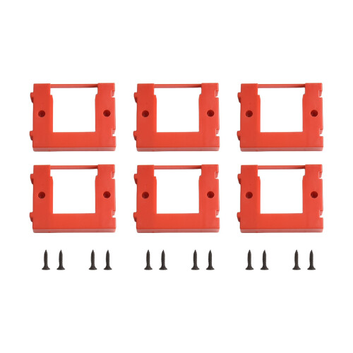 6 Pcs Battery Holder Wall Mount Battery Dock Holder for Einhell Power X-Change 2