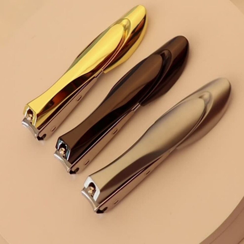 XiYing Stainless Steel Nail Clippers with Built-In File, Nano Precision Blade for Effortless Trimming, Manicure and Pedicure Care, 1 Count