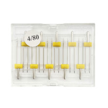 Tizuqe 10Pieces Multifunction Stretch Twin Needle for Simultaneous Sewing of Two Seams